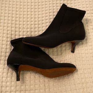 Classic black stretch bootie from Donald Pliner